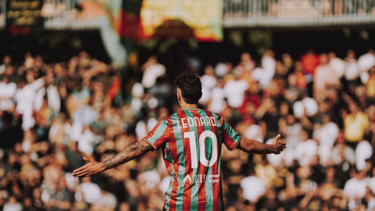 Leonardi, autore del gol andat