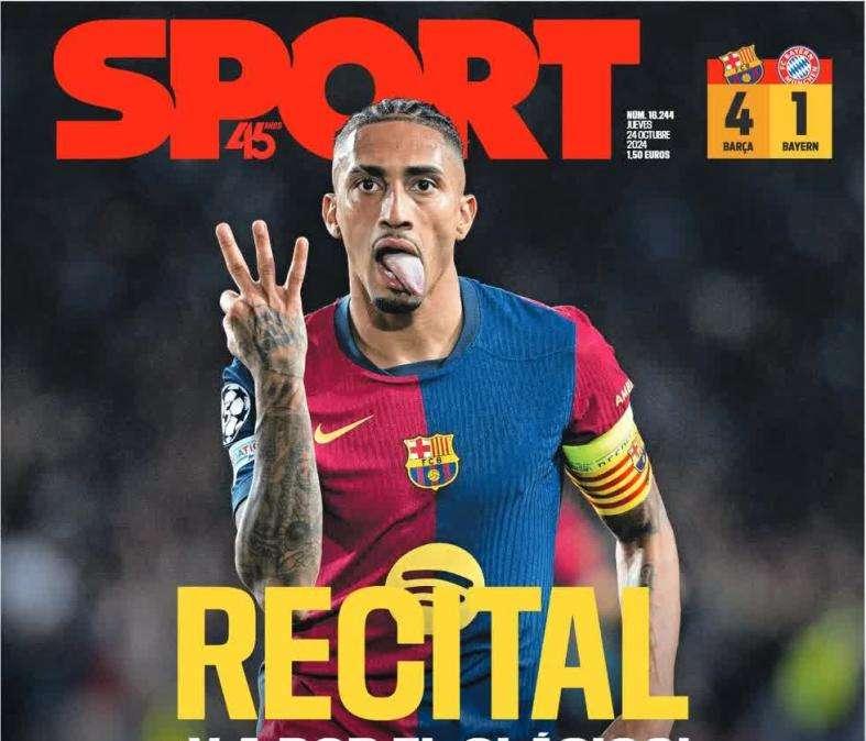 Sport: "Recital y a por el Clásico"