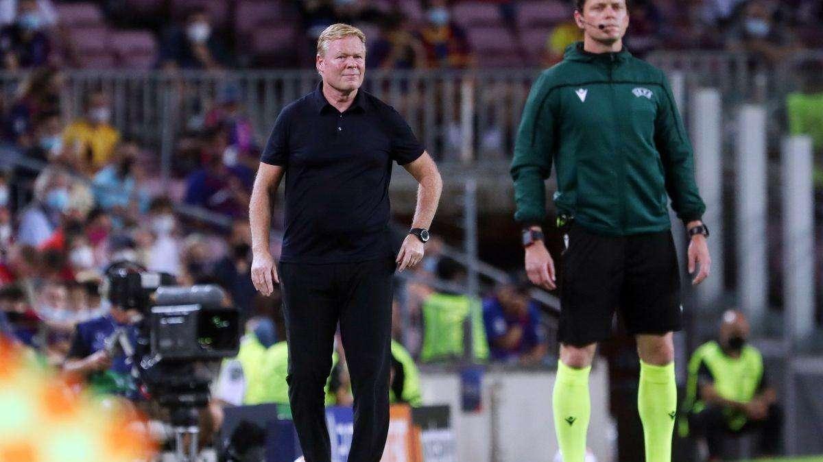 Koeman: "Hace un año el Barça acabó ante el Bayern con Messi, Griezmann y Suárez. El martes con chicos de 17 a 22 años"