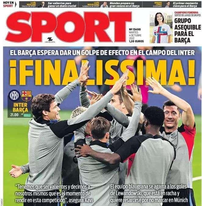 Sport: "¡Finalissima!"