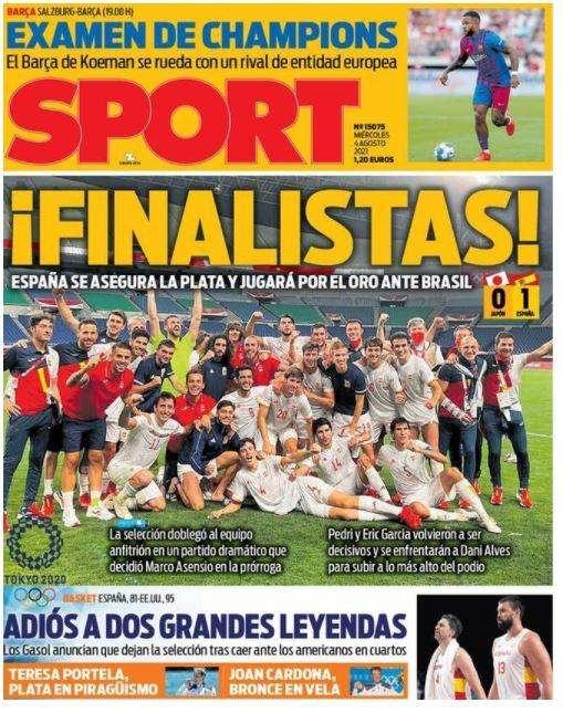 Sport: "¡Finalistas!"