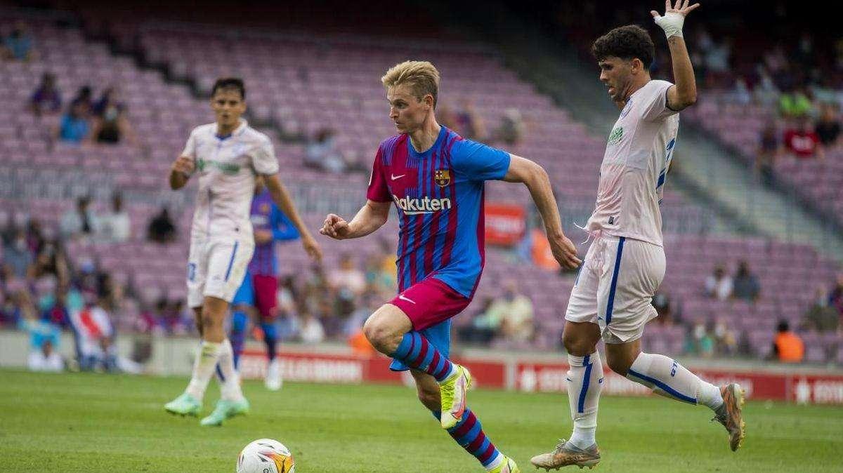 De Jong sufre una elongación en el bíceps femoral 
