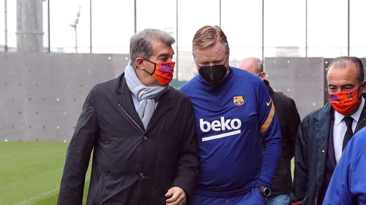 ¡ Koeman se enfada y cambia a última hora !