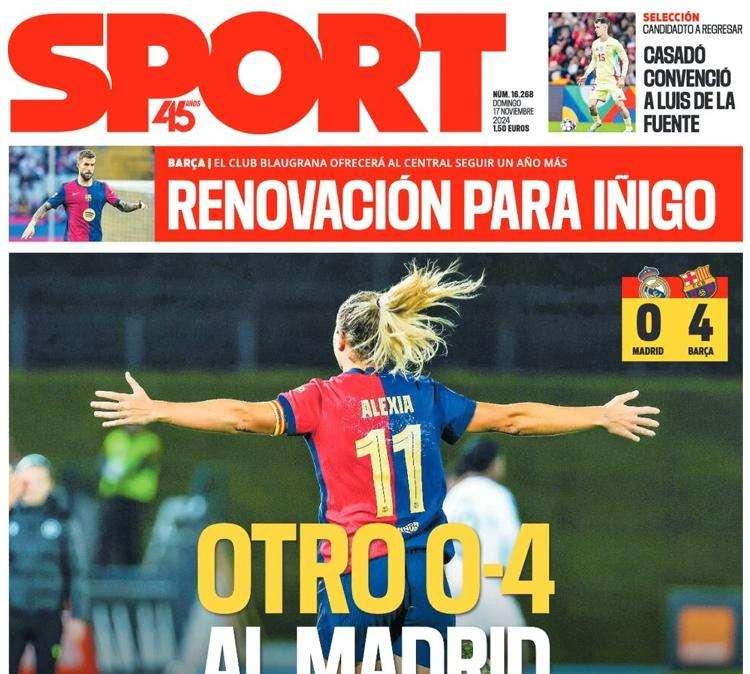 Sport: "Otro 0-4 al Madrid"