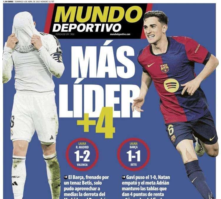 Mundo Deportivo: "Más líder"