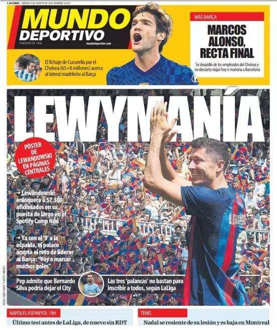 Mundo Deportivo: "Marcos Alonso, sí"