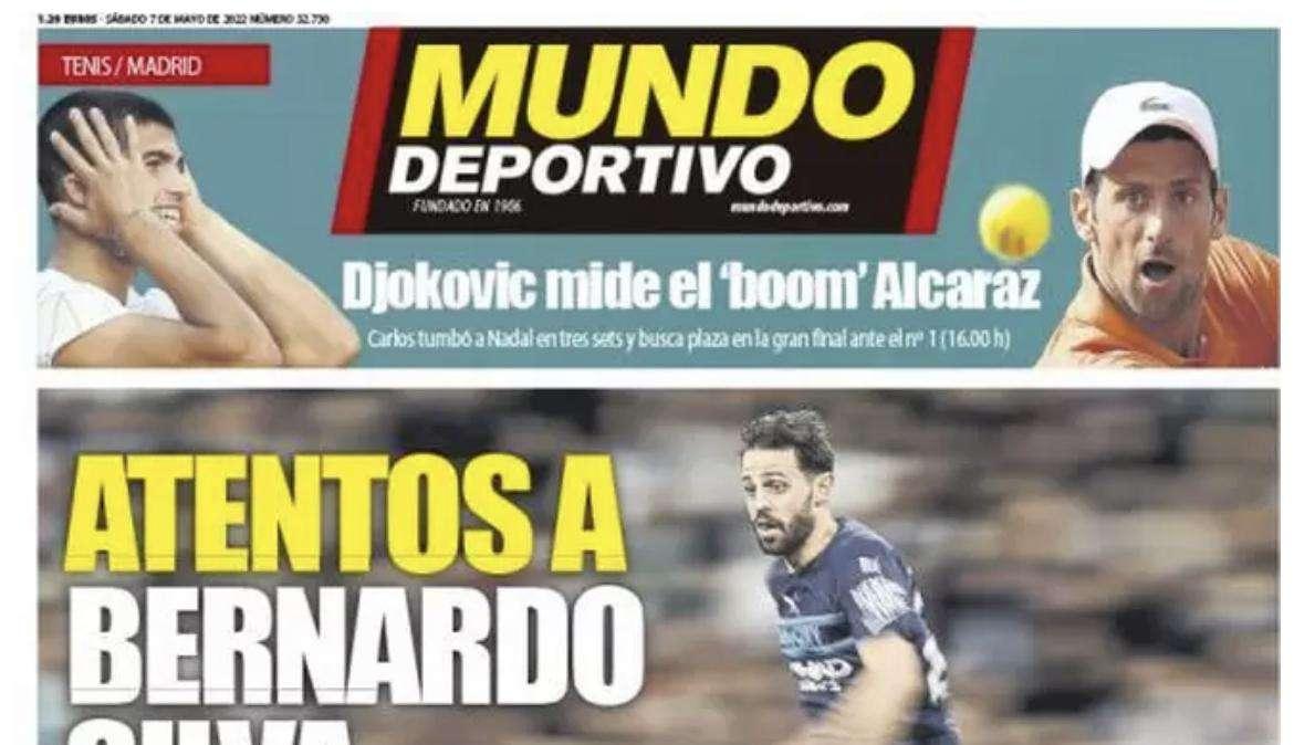 Mundo Deportivo: "Atentos a Bernardo Silva"