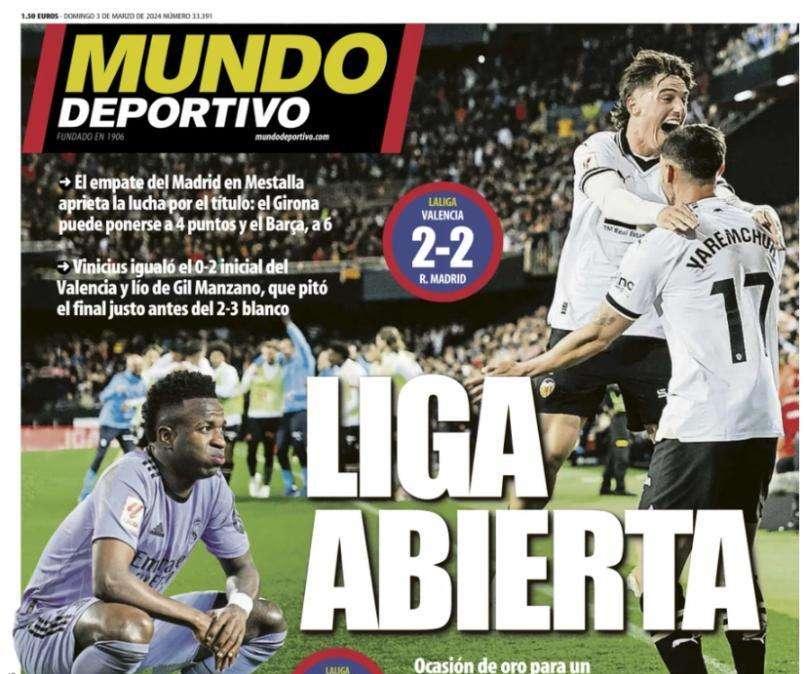 Mundo Deportivo: "Liga abierta"