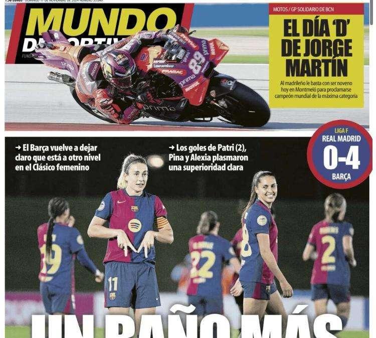 Mundo Deportivo: "Un baño más"