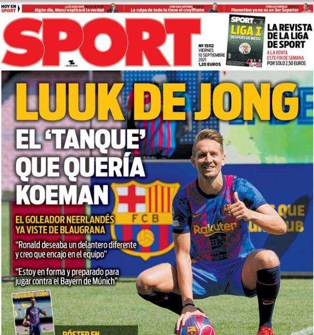 Sport: "Luuk de Jong, el tanque que quería Koeman"