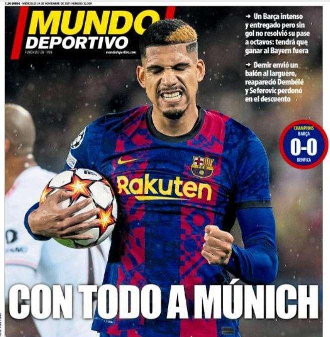 Mundo Deportivo: "Con todo a Munich"