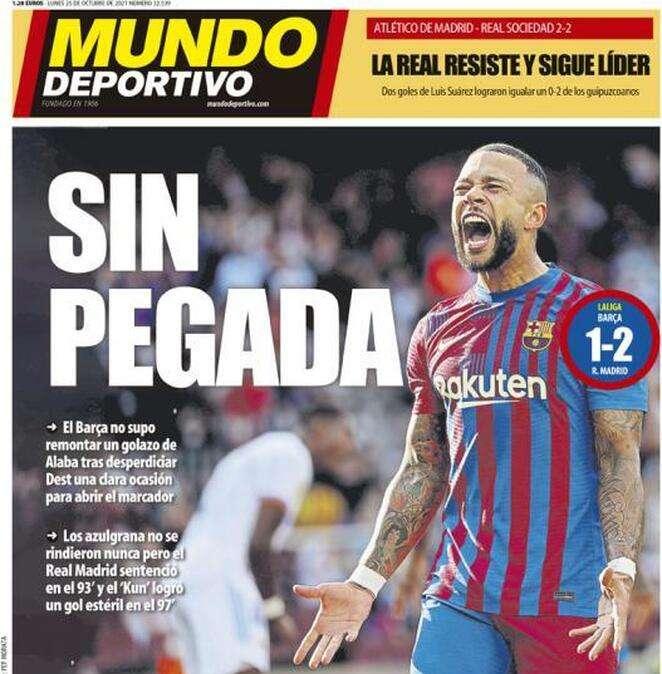 Mundo Deportivo: "Sin pegada"