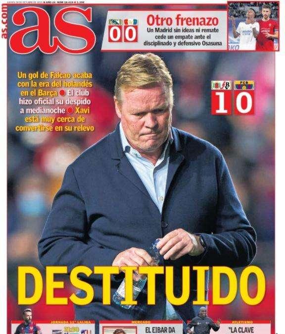 AS: "Destituido"