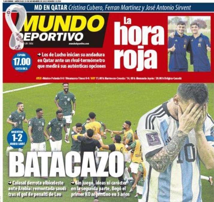 Mundo Deportivo: "Batacazo"