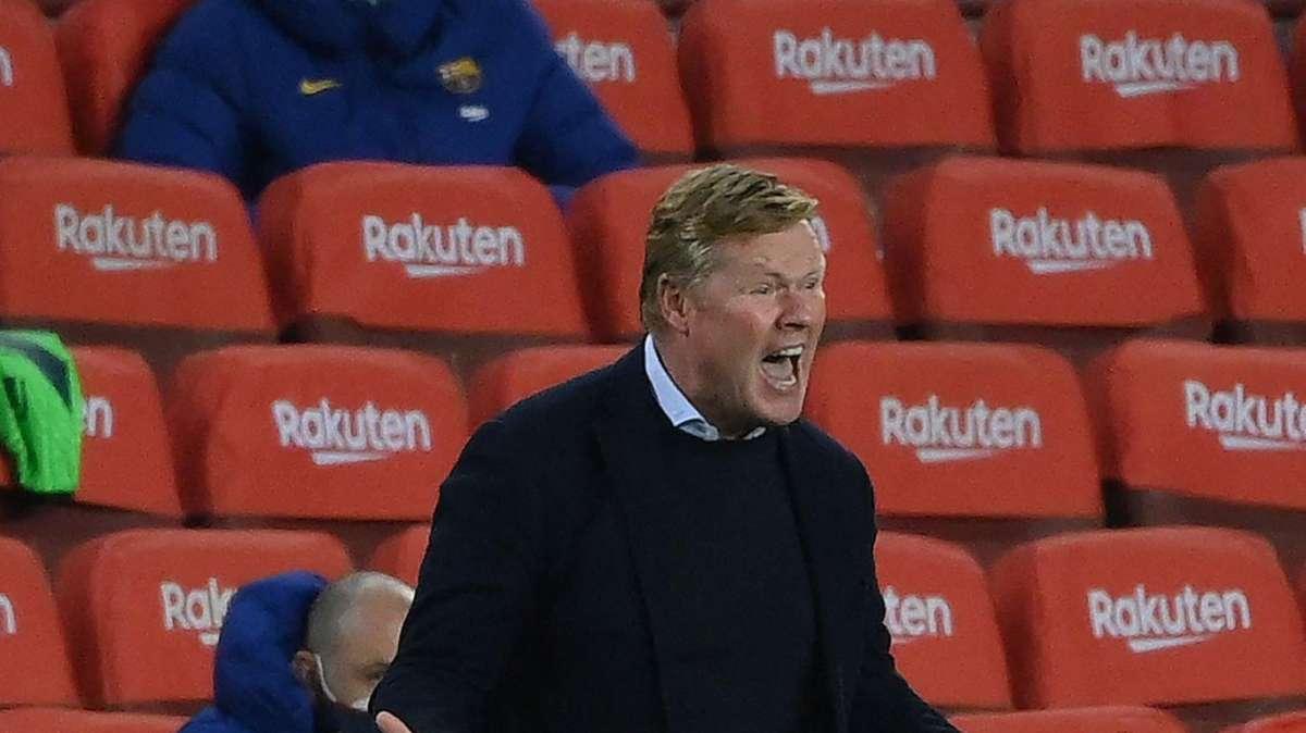 Koeman squalificato per due partite. Non ci sarà nello scontro diretto contro l'Atlético