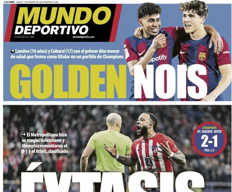 Mundo Deportivo: "Golden nois"