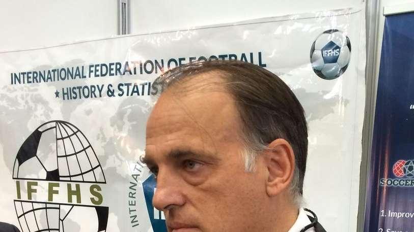 Tebas: "El Barcelona puede tener un futuro riesgo de quiebra"