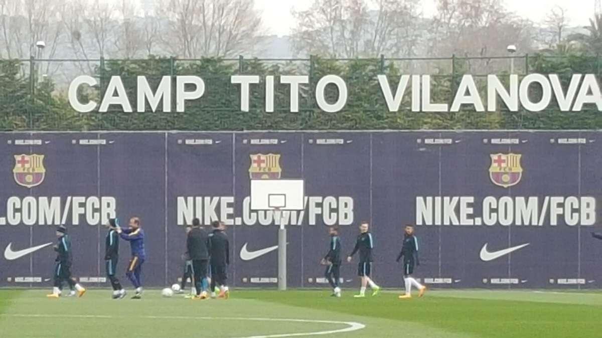 Barça el plan de entrenamientos de la semana