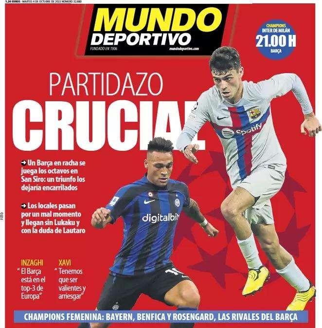 Mundo Deportivo: "Partidazo crucial"
