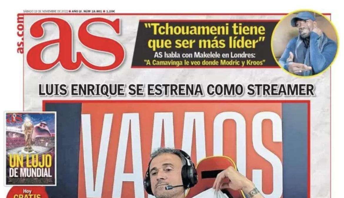 As, Luis Enrique: "Si no gana España que lo haga Messi"
