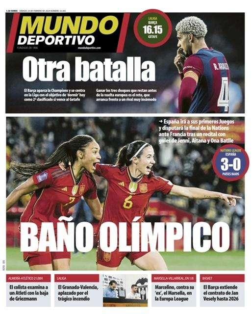Mundo Deportivo: "Otra batalla"
