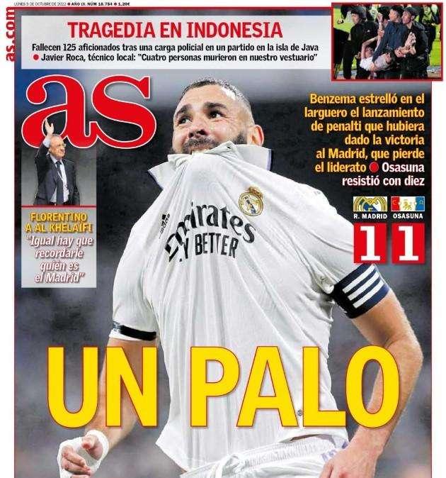 As: "Un palo"