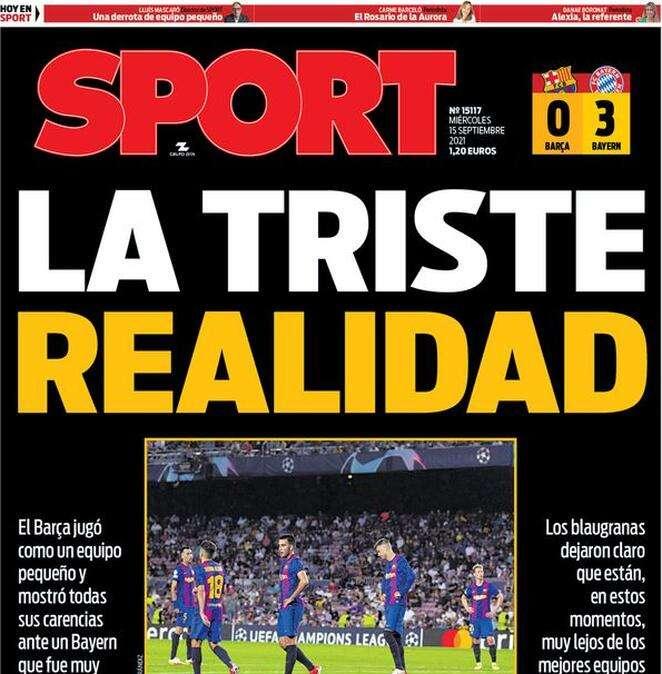 Sport: "La triste realidad"