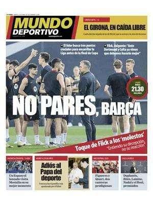 Mundo Deportivo: "No pares, Barça"