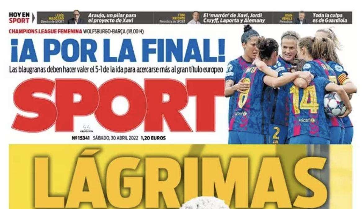 Sport: "Lágrimas de culé"