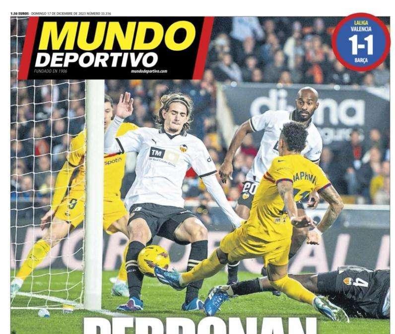 Mundo Deportivo: "Perdonan"