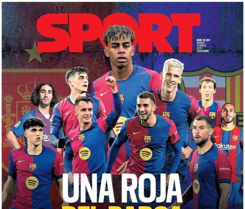 Sport: "Una Roja del Barça"