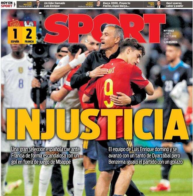 Sport: "Injusticia"