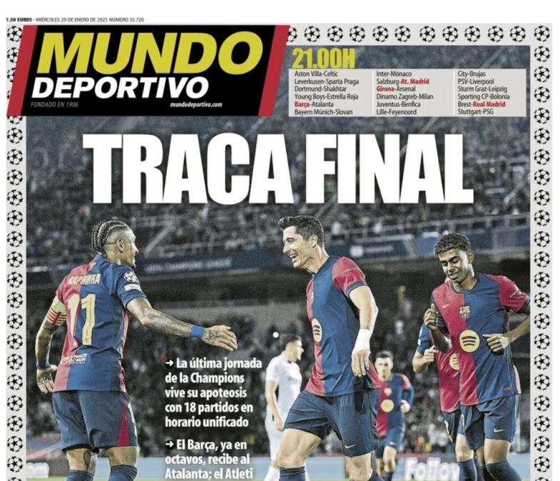Mundo Deportivo: "Traca final"