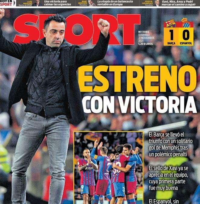 Sport: "Estreno con victoria"