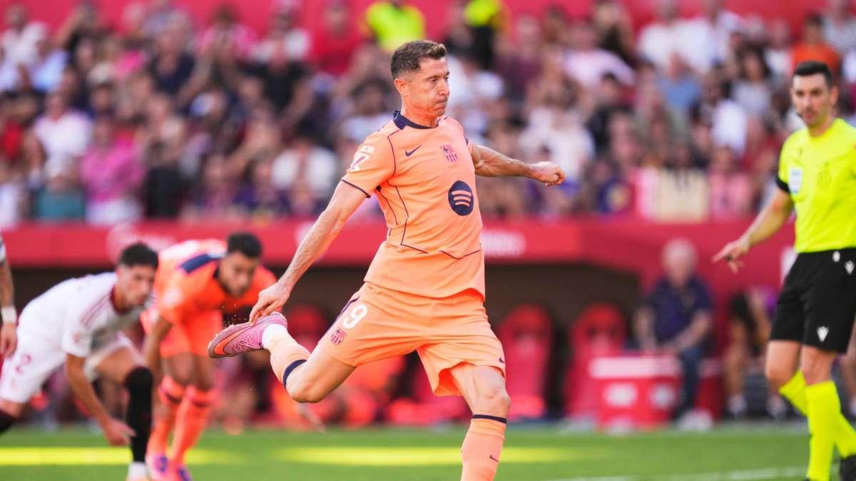 Lewandowski rompe el silencio tras el 4-1 ante el Sevilla: “Fallé, pero esto nos hará más fuertes”