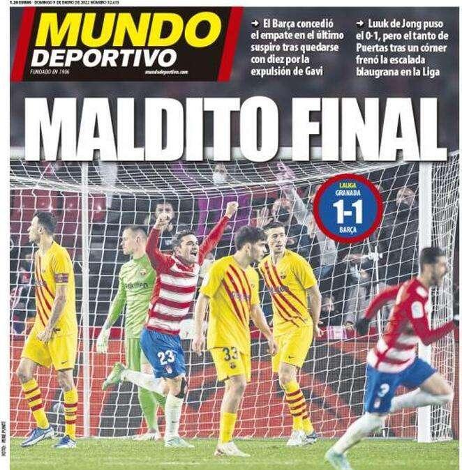 Mundo Deportivo: "Maldito final"