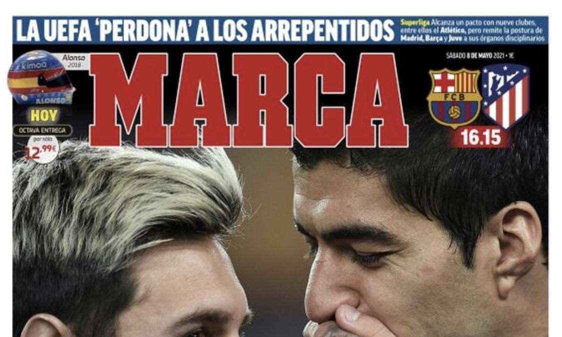 ¡ Los diarios en España piensan en la "final de la Liga" !
