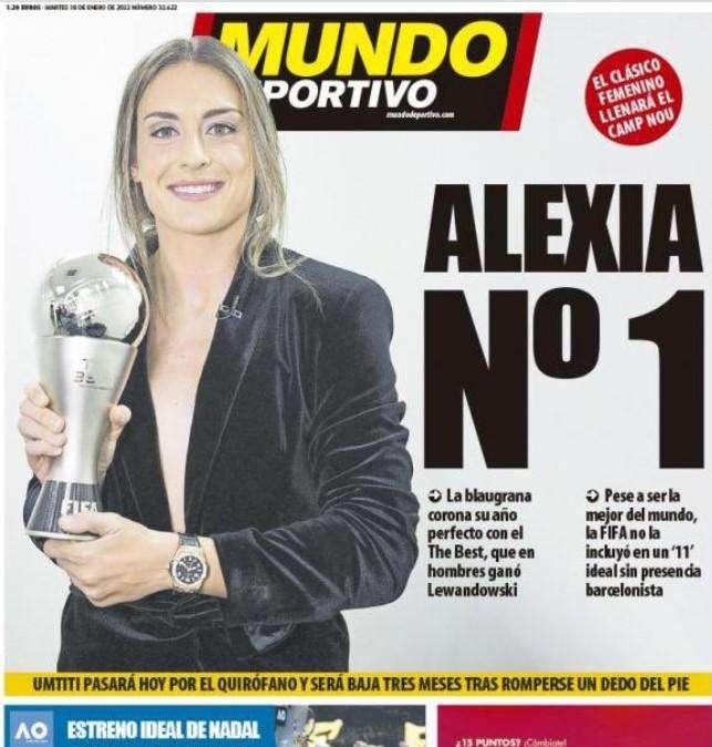 Mundo Deportivo: "Alexia nº 1"