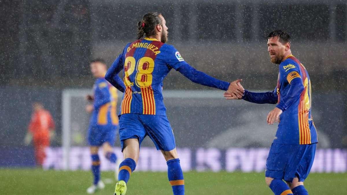 El Barça contra el Atlético con la camiseta del Clásico
