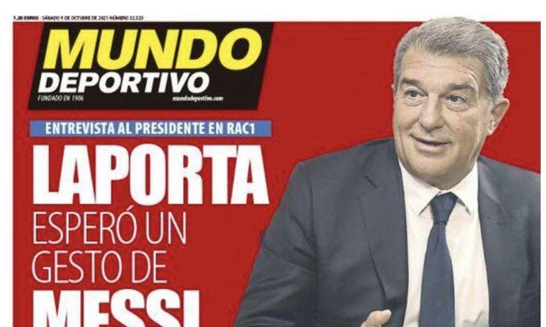 Mundo Deportivo: "Laporta esperó un gesto de Messi"