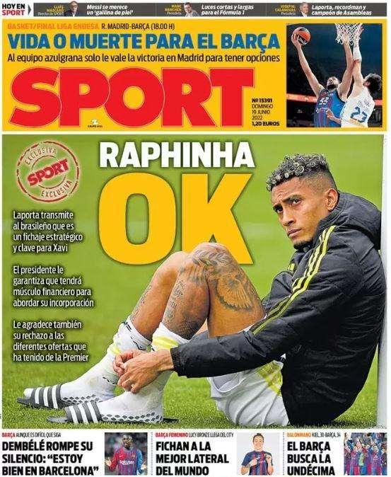 Sport: "Raphinha OK"
