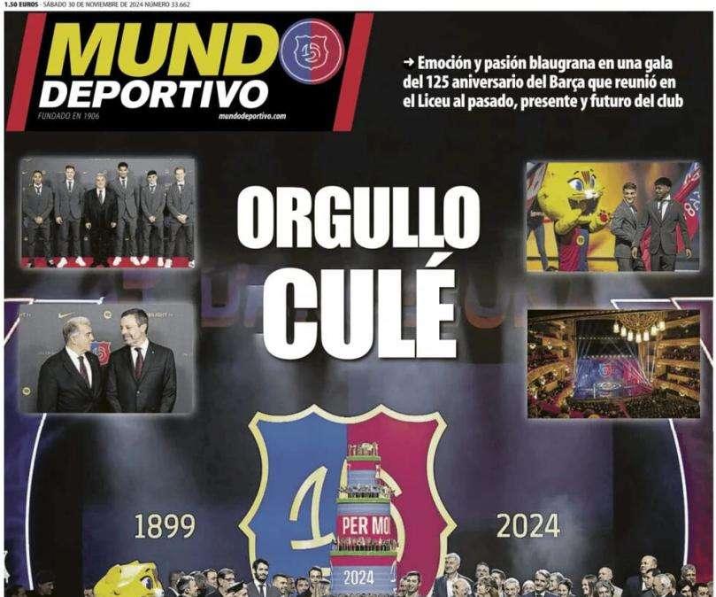 Mundo Deportivo: "Orgullo culé"