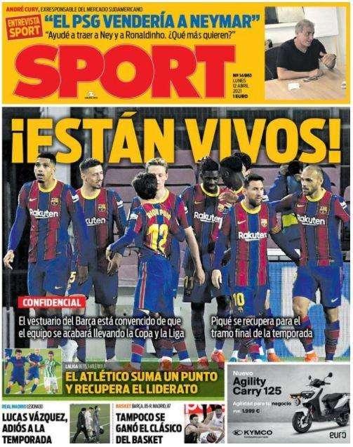 El Barça sigue creyendo en la Liga; el Atleti suma un punto y recupera el liderato