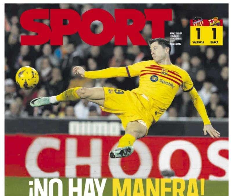 Sport: "No hay manera"