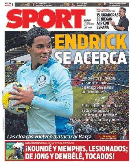 Sport: "Endrick se acerca"