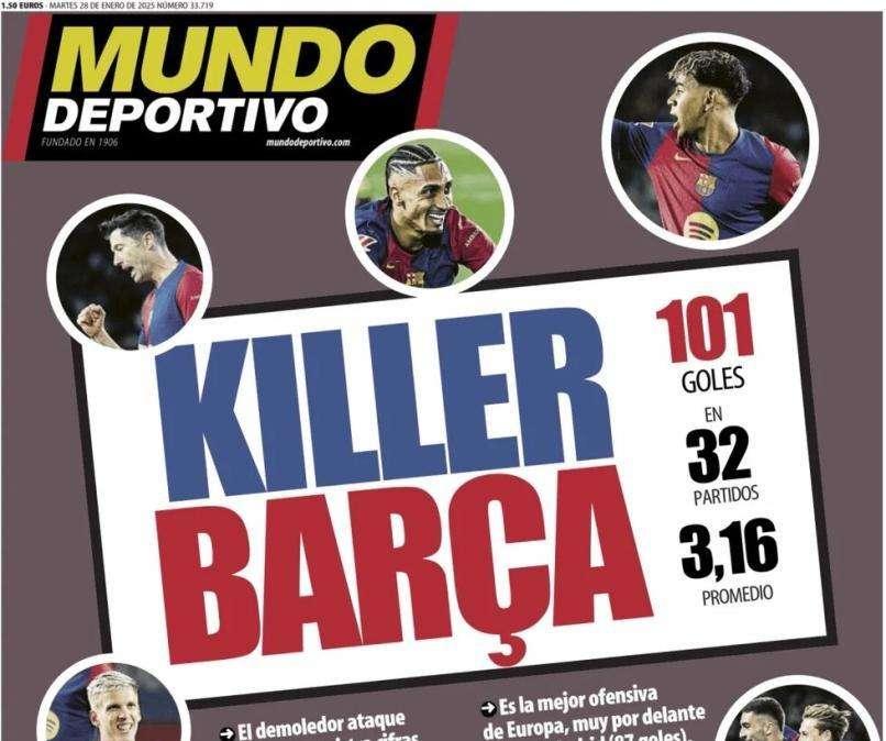 Mundo Deportivo: "Killer Barça"