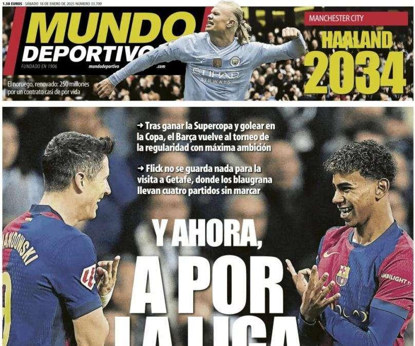 Mundo Deportivo: "Y ahora, a por la Liga"