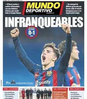 Mundo Deportivo: "Infranqueables"