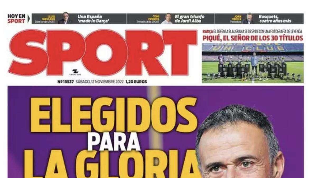 Sport: "Elegidos para la gloria"