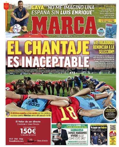 Marca: "El chantaje es inaceptable"